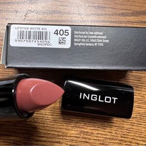 Inglot Matte Lipstick #405 Mauve/Rose Shade